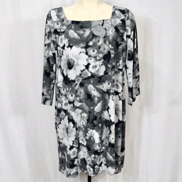 Beautiful Calvin Klein black and white dress - Picture 1 of 2